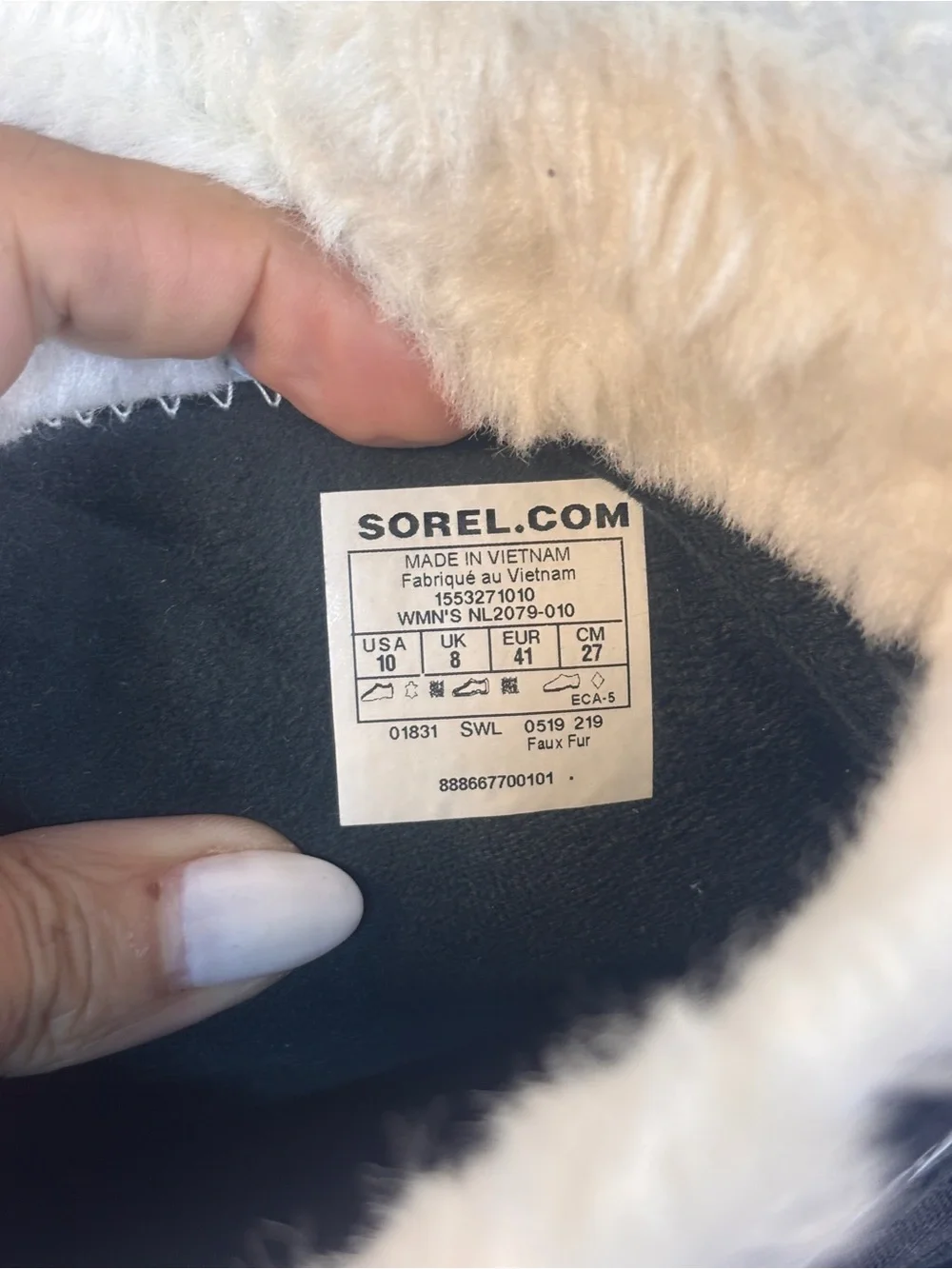 Sorel Glacy Explorer Shortie Black Winter Snow Boots Waterproof Sz 10